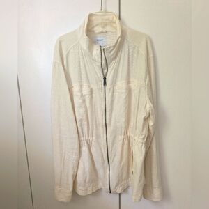 Old Navy Linen Blend Cream Jacket